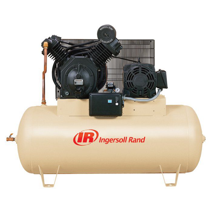 Ingersoll Rand 15 HP Air Compressor Two Stage 50 CFM 120 Gallon Air Tank 3-Phase | 7100E15-VP