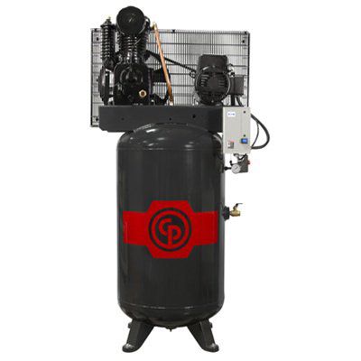 Premium 7.5 HP Air Compressor Cast Iron 2 Stage 80 Gallon Tank 208-230V 3-Phase | RCP-C7583V